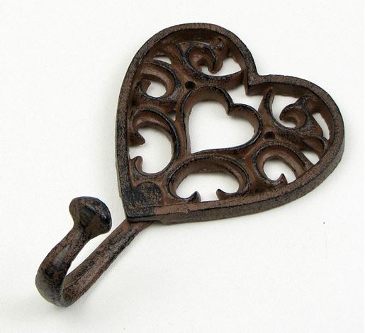 Picture of Heart Cast Iron Hook