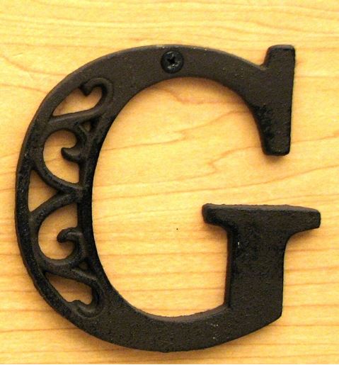 Picture of Cast Iron Letter G