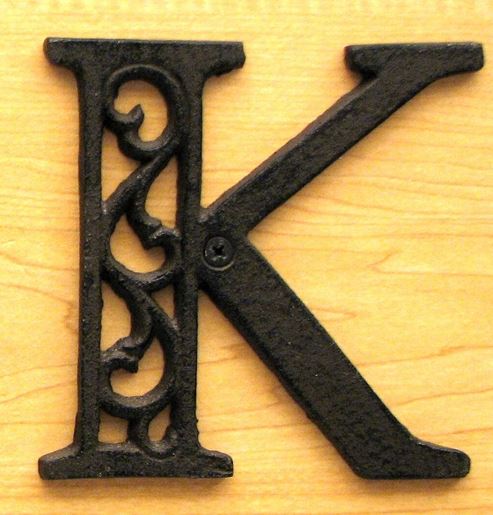 Picture of Cast Iron Letter K