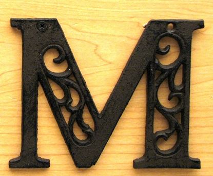 Picture of Cast Iron Letter M