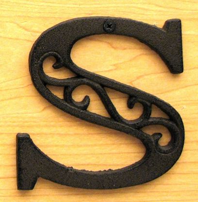 Picture of Cast Iron Letter S