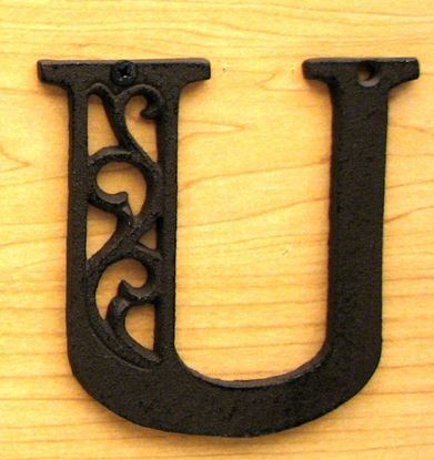 Picture of Cast Iron Letter U