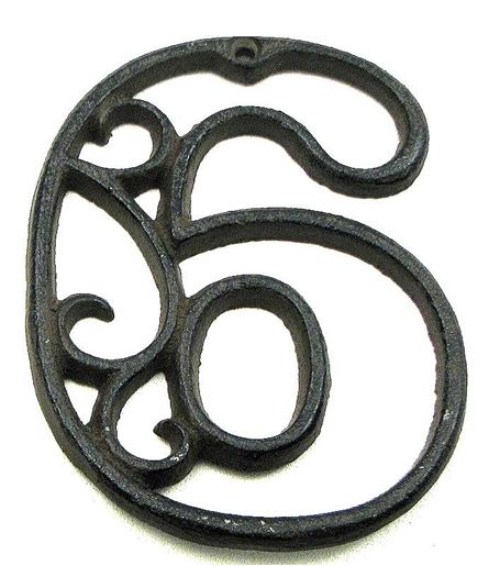 Picture of Cast Iron Number Six