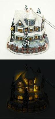 Picture of Thomas Kinkade 1998 Gathering Lighted Ornament