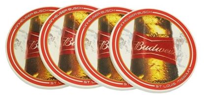 Picture of Budweiser Absorbent Coaster Set