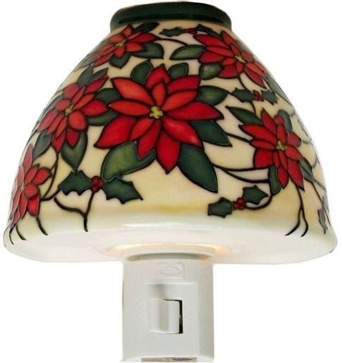 Picture of Translucent Porcelain Poinsettia Night Light