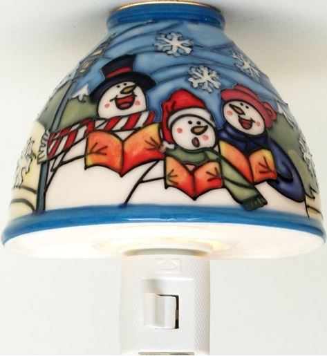 Picture of Translucent Porcelain Snowman Night Light