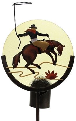 Picture of Horse Silhouette Candle Holder Garden Stake