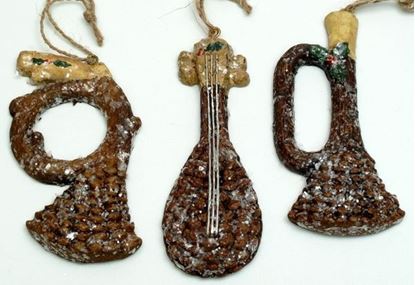 Picture of Paperstone Pinecone Ornaments Set of Three