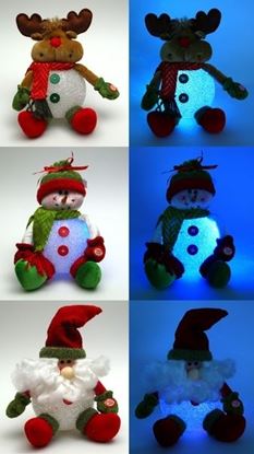 Picture of Plush EVA Snowman/Moose/Santa Assortment AS IS