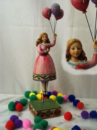 Picture of Jim Shore Girl W Balloons