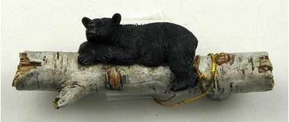 Picture of Bear on Birch Log Drawer Handle