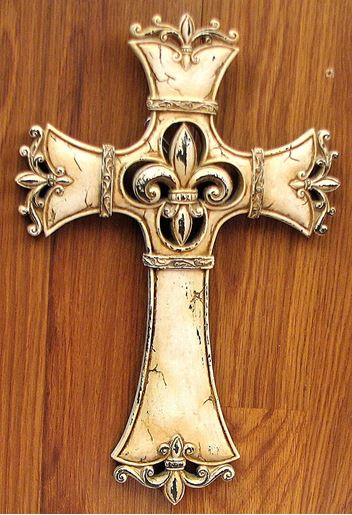 Picture of Medium Fleur De Lis Cross