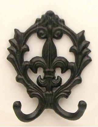 Picture of Scroll Fleur De Lis Double Hook