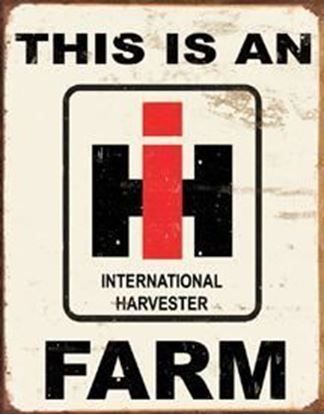 Picture of Tin Sign - IH Farm