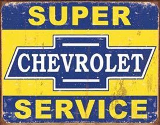 Picture of Tin Sign - Super Chevy Service