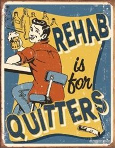 Picture of Tin Sign - Schonberg - Rehab For Quitters