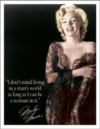 Picture of Tin Sign Marilyn Monroe - Man's World