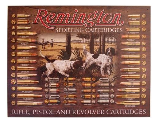 Picture of Tin Sign Remington Bullet Board