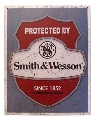 Picture of Tin Sign Smith & Wesson Protected