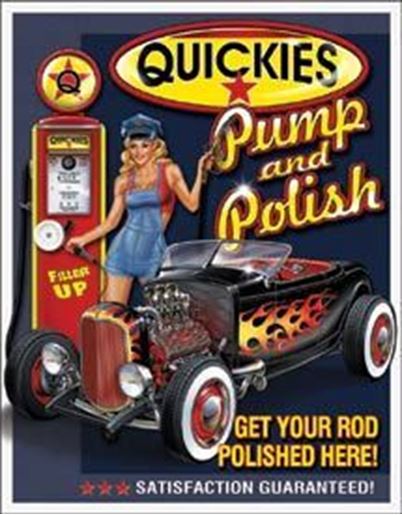 Picture of Tin Sign Quickies Pump & Polish