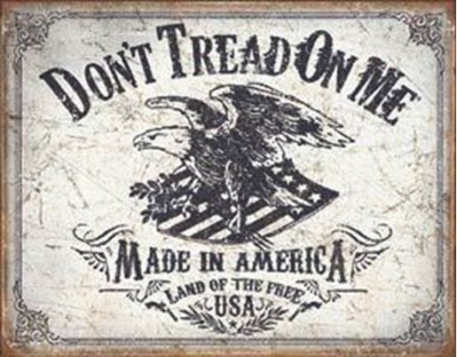 Picture of Tin Sign - DTOM - Land Of The Free