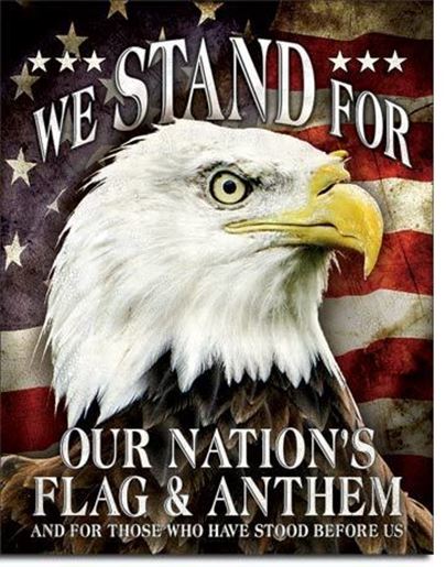 Picture of We STAND For Our Nation's Flag & Anthem