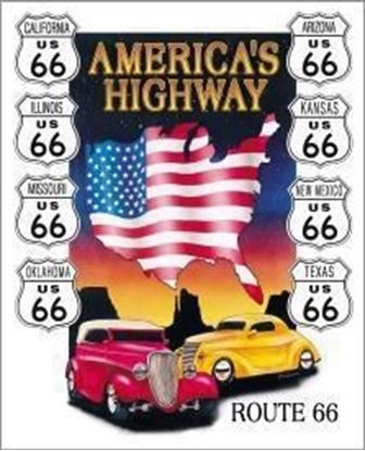 Picture of Tin Sign America's Highway