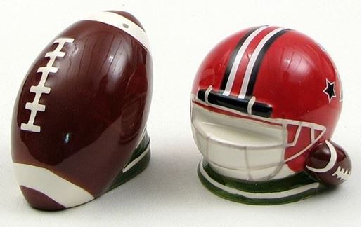 Picture of Football Salt and Pepper Set