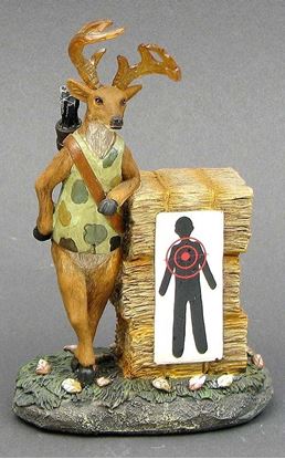 Picture of Resin Comical Deer "Target Practice"