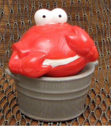 Picture of Ceramic Crab Bucket S/P Set