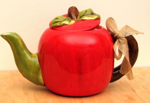 Picture of Ceramic Apple Tea Pot