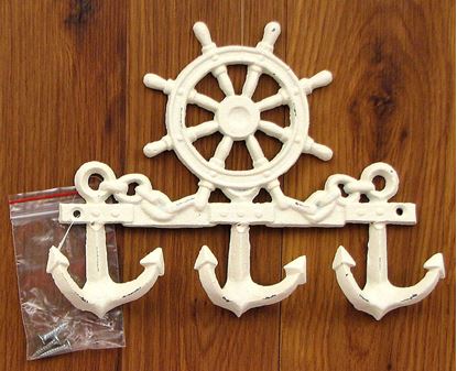 Picture of Cast Iron Ships Wheel Wall Hook