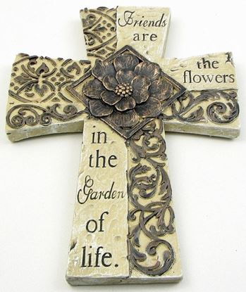 Picture of Cement Cross Wall Plaque