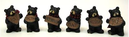 Picture of Mini Bear withSign Set of 6