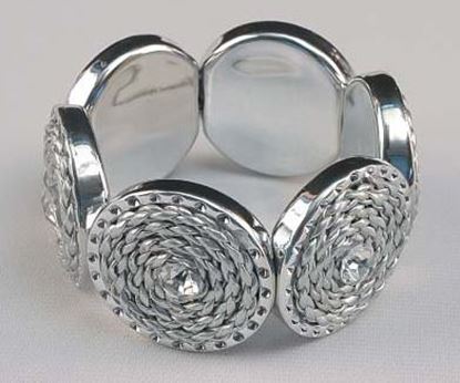 Picture of Silver Tone Stretch Bracelet