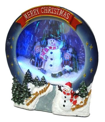 Picture of Christmas Musical Snowing Frame