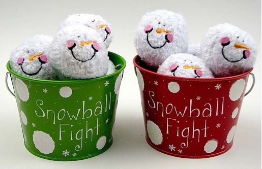 Picture of Indoor Snowball Fight Kit, 2 asst, priced each