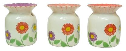 Picture of Ceramic Flower Tart Warmer in Three Styles, Price Each