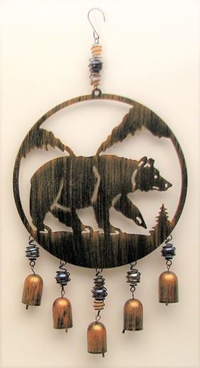 Picture of Bear Cut Out Wind Chime