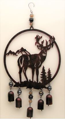 Picture of Deer Cut Out Wind Chime