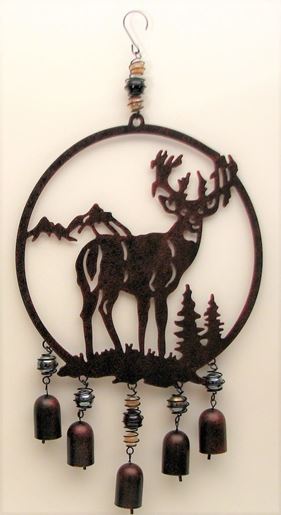 Picture of Deer Cut Out Wind Chime