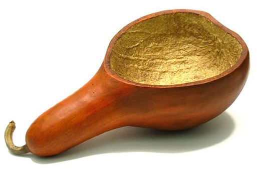 Picture of Gourd Candy Dish - Sienna