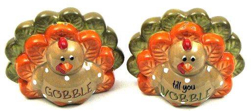 Picture of Ceramic Turkey Salt & Pepper