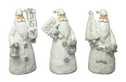 Picture of Resin Santa Figurines Set of Three