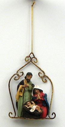 Picture of Resin Nativity Ornament