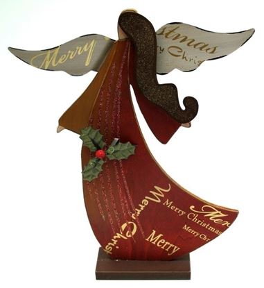 图片 Wood Angel Tablepiece