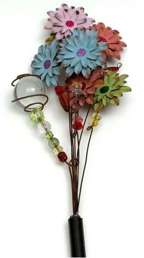 Picture of Glow In The Dark Flower Garden Stake - Assorted Styles