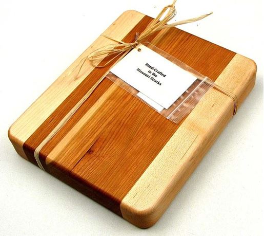 Picture of Edge grain Cherry & Maple Chopping Block