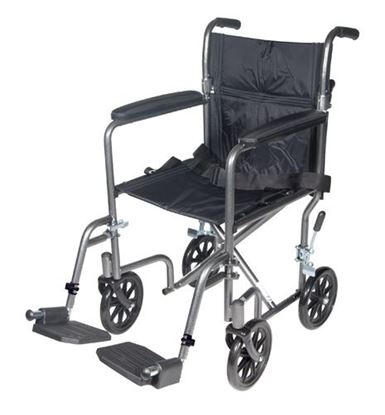 Picture of Wheelchair Transport 17  Silver Vein Finish